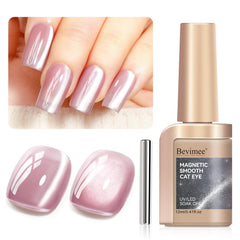 Bevimee Cat Eye Gel Polish magnet stick creates varied cat-eye effects for chic nails