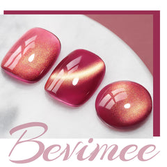 Bevimee high-gloss bottle captures mirror-like shine for premium manicures.