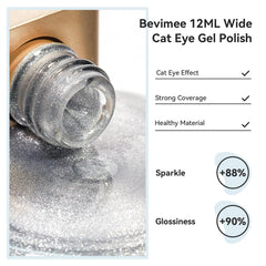 Bevimee magnetic stick lets you create varied cat eye effects, from wide to slash patterns.