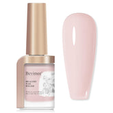 Bevimee Nude Pink Nail Polish bottle demonstrating quick-dry color.