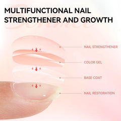 Bevimee nail surface hydrated for a sleeker feel.