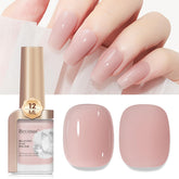 Bevimee Quick Dry Nail Polish bottle in nude shade for fast color