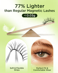 BEYELIAN magnetic eyelashes compact packaging emphasizes portability for busy mornings