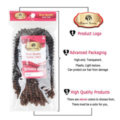 Beyond Beauty Spring Twist crochet soft silky texture shown for natural movement.
