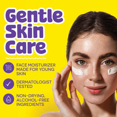 BeYOUtiful Face Moisturizer cream texture close-up shows lightweight, non-greasy hydration.