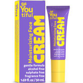 BeYOUtiful Face Moisturizer tube packaging designed for teen use and gentle hydration.