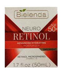 Bielenda Neuro Retinol 50 ingredients visual highlights vitamin C and E benefits
