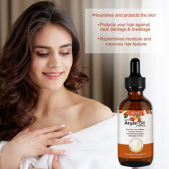 Bieyoc Argan Oil on beard for softness and natural shine.