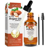Bieyoc Argan Oil bottle for hair care and conditioning.
