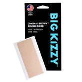 Big Kizzy original brown tape tab pack offers durable replacement tabs for extensions