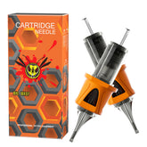 BIGWASP Energy 9RS needle pack with finger ledge improves control during shading for precise lines.