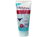 Bikini Zone shave gel bottle for smooth bikini-area shaving and bump prevention.