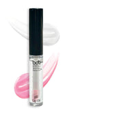 Billion Dollar Brows bdb lip oil bottle shows color-changing formula creating a personalized pink tint.