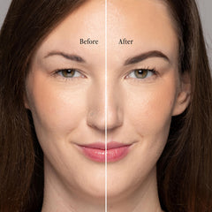 Billion Dollar Brows natural finish complements hair tones for effortless symmetry