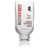 Billy Jealousy Fuzzy Logic bottle pour indicating volume-boosting formula