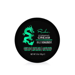 Billy Jealousy Ruckus bottle close-up for premium styling with versatile hold