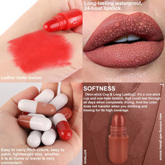 BINGBRUSH sample kit mini lipsticks provides travel-friendly color variety.