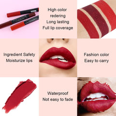 BINGBRUSH lipstick texture close-up emphasizes weightless, comfortable matte finish.