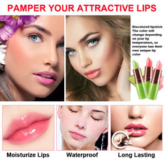 BINGBRUSH Strawberry color-changing lipstick with vibrant lip care