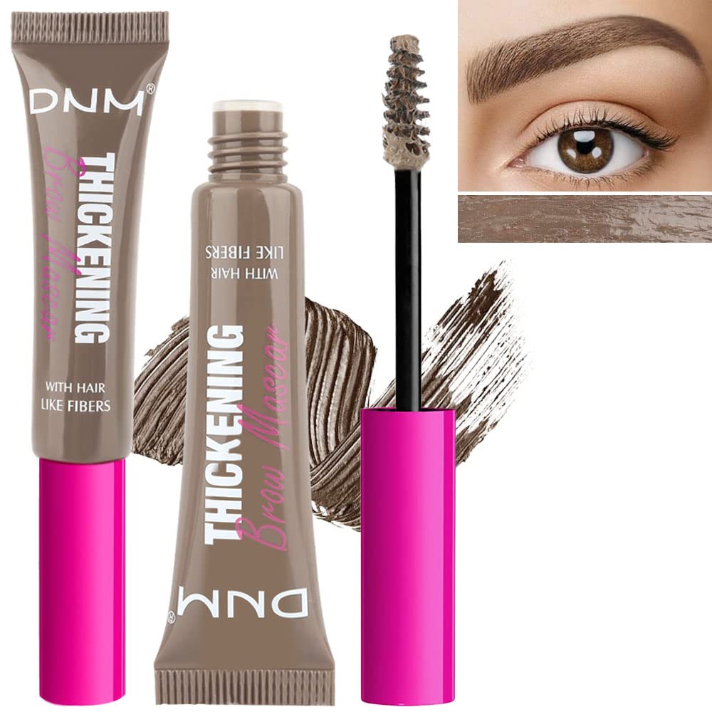 BINGBRUSH tinted brow mascara taupe tube for natural definition
