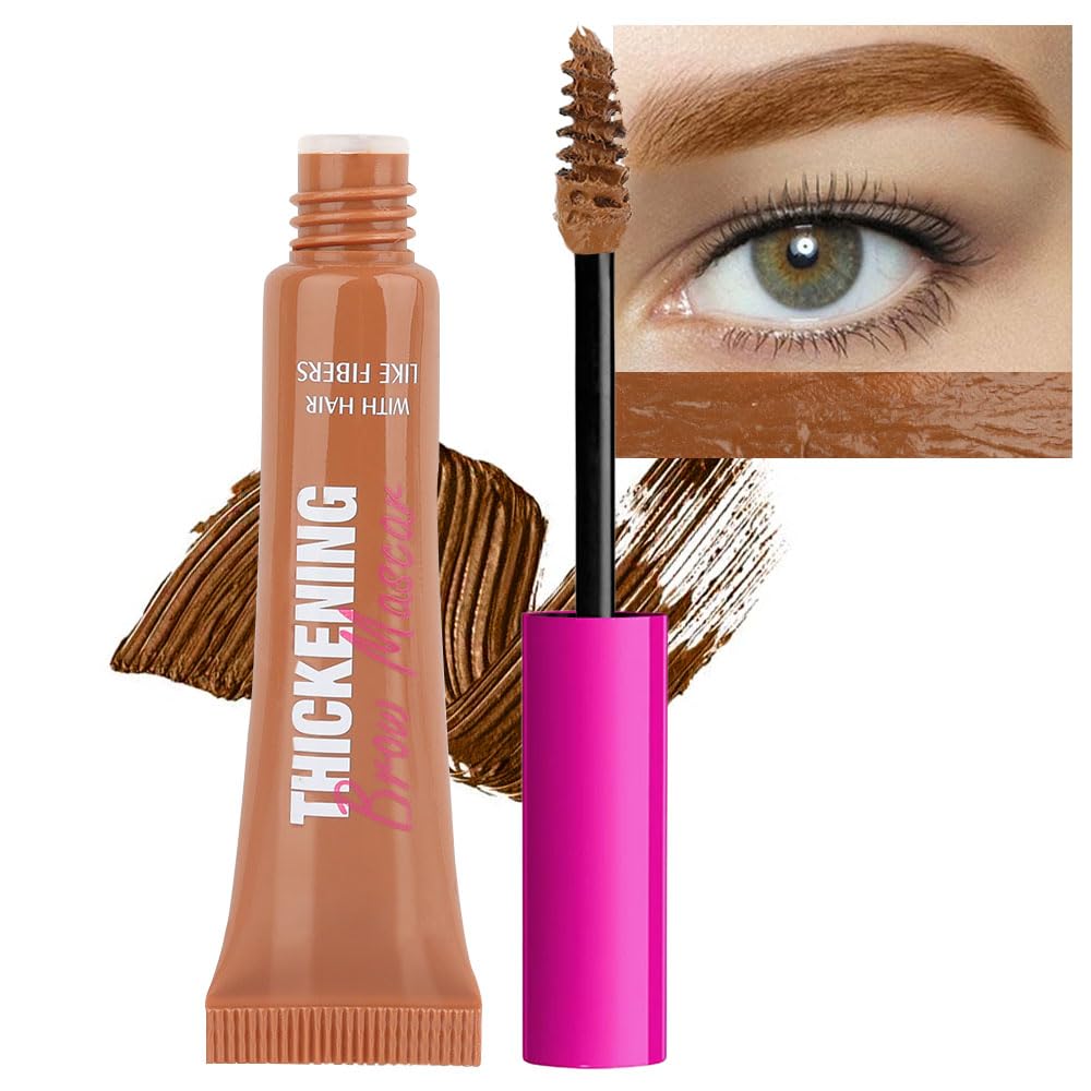 BINGBRUSH tinted thickening brow mascara enhances natural brows with added volume