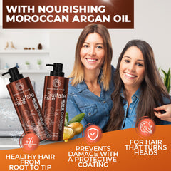 BINGO HAIR CARE Moroccan Argan Oil Conditioner tube closeup for deep conditioning and shine