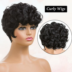 BingSing pixie waves closeup highlighting textured curls