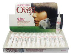 Bio Complex Star Sheep Placenta ampoules 12-pack for deep conditioning and repair.