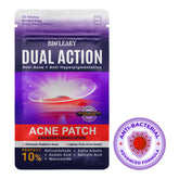 BIO'LEARY acne patch close-up on blemish for targeted support.