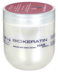 Bio Keratin Hair Masque packaging by Bio PureOils delivers rich hydration and color-safe care.