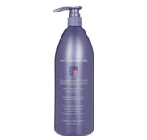 Bio PureOils color enhancing purple shampoo bottle tones brassiness for blonde and silver hair.