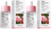 BIOAQUA Rose Hyaluronic Acid Essence bottle close-up highlighting premium hydration for moisturized skin