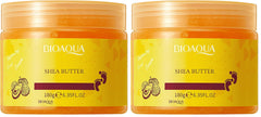 BIOAQUA foot care herbal scrub cream jar close-up shows exfoliating texture for smoother feet