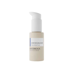 BIODROGA Moisturising Fluid bottle for the face provides soothing hydration and gentle plumping.