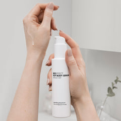 Bioeffect EGF Body Serum highlights barley EGF ingredient for skin support