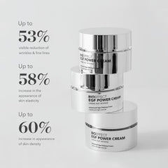 Bioeffect EGF Power Cream pump dispense shown for easy dosing.