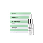 Bioeffect EGF Serum bottle closeup showcasing premium packaging for daily anti-aging care