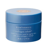 Bioelements Collagen Rehab application on face and lips for soothing hydration.