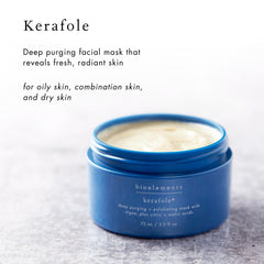 Bioelements Kerafole close-up of exfoliating citric and malic acids