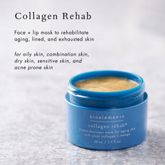 Bioelements Aloe in Collagen Rehab providing calm, comfortable skin.