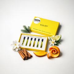 Biology Natural Fragrance Discovery Set 6x2ml bottles for on-the-go clean perfume
