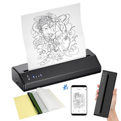 BIOMASER Tattoo Printer in compact wireless design for on‑the‑go transfers.