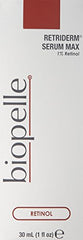 Biopelle Retriderm serum pump close-up highlighting easy dispensing.