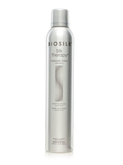 BioSilk finishing spray firm hold delivers weightless hold and shine for daily styling.