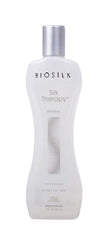 BioSilk Silk Therapy Original Cure 4 Pack bottle: weightless leave-in treatment for shiny, smooth hair