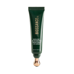 BIOSSANCE Eye Serum rollerball cooling delivers a soothing lymphatic massage for a refreshed look.