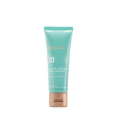 BIOSSANCE Squalane + Zinc sunscreen bottle with a dewy finish for daily protection.