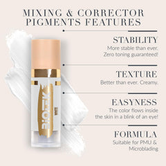 Biotek airless bottle packaging for efficient pigment use and reduced waste.