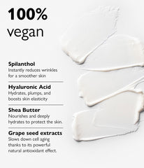 Biotulin Spilanthol ingredient visual highlights plant-based plumping potential.
