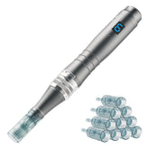 Bird Here Derma Roller Pen front view, compact for at-home sessions.